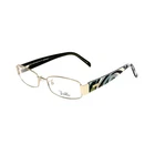 Emilio Pucci Multicolor Metal Glasses (frames) 100% Authentic - EPEP2136320AC New. Price: $84.94.
