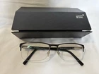 Montblanc Used Eyeglasses Frames Mb 636-3 001, 56-17-145, Black, Made In Italy Pre-owned. Price: $75.00.