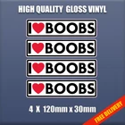 Love Boobs X 4 Rude Fun Joke Adult Car Van Truck Bumper Vinyl Sticker S326 New. Price: $5.40.