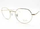 New Ray-ban Rx-able Eyeglasses Rb 6465 Jack 3086 51-20 140 Shiny Gold Frames. Price: $169.99.