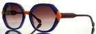 Face Gioco 2 008 Ink Blue Womens Oval Full Rim Sunglasses 57-18-144 B:49 New. Price: $159.99.
