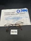 Silhouette 6315 V 6054, 48-19-135 Frames Only Black Round Eyeglasses G200 Pre-owned. Price: $39.97.