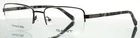 Gant GA3220 008 Shiny Gunmetal Mens Rectangle Half Rim Eyeglasses 55-18-145 B:35 New. Price: $49.99.