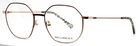 Bellinger Bold-x 2096 Rose Gold Womens Geometric Eyeglasses 53-17-135 B:45 New. Price: $64.99.