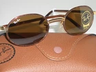 51 21 Vintage B&l Ray-ban Double Bar RB3004 W2543 B15 Oval Sunglasses New. Price: $337.49.