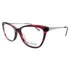 Cinzia - CIN5130 C1 54/16/143 Cherry Red Chrome New Authentic Eyeglasses. Price: $29.95.