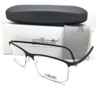 New Silhouette Eyeglasses Spx 2904 20 6050 54-18 140 Matte Black & Gold Frame. Price: $399.99.