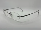Silhouette 7715 Rimless Metal Eyeglasses Frames Solid Pattern Pre-owned. Price: $46.99.