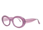Vintage 1960S Eyeglasses Clear Purple Ellen Tracy Austria B98 48-17-135 Oval New. Price: $89.99.