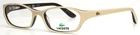 Lacoste LA12214 Beige Womens Rectangle Full Rim Eyeglasses 50-15-130 B:28 New. Price: $29.99.