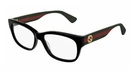 Gucci Demo Rectangular Ladies Eyeglasses GG0278O 011 55 New. Price: $185.00.