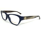 Tory Burch Eyeglasses Frames Ty 2053 1409 Brown Horn Blue Gold Cat 51-15-135 New. Price: $101.91.