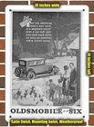 Metal Sign 1927 Oldsmobile Coach- 10X14 Inches New. Price: $29.95.