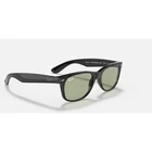 Ray-ban RB2132 New Wayfarer Sunglasses 901 Black / G-15 Green Lens 52-18-145. Price: $75.00.