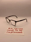 Banana Republic Gino Eyeglasses Frames Mens 145 Black Gray Rectangle Pre-owned. Price: $27.95.