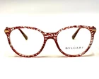 Women's Bvlgari Eyeglasses Frames BV4143B 5451 Red Crackle Round 51/17 135 New. Price: $414.19.