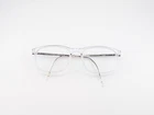 Morel Eyeglasses Frames Only, 30344S SP01, 54-18-145, Clear/silver Pre-owned. Price: $59.99.