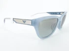 Nos Emporio Armani EA4227 Sunglasses 6096/11 Blue 56 17-140 Silver Clear M444 New. Price: $99.11.