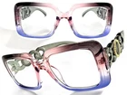 Exaggerated Vintage Retro Style Clear Lens Eye Glasses Large Square Thick Frame New. Price: $13.94.