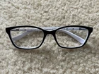Ralph Lauren 7044 1139 White/black Eyeglasses Frames 52-16-135 Pre-owned. Price: $25.00.