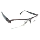 Alain Mikli AL1105 003 Bronze Black Half Rim Eyeglasses Frames 54-17 140 France New. Price: $154.99.