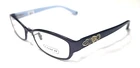 Coach HC5007 Willow 9047 Satin Blue Rectangular Eyeglasses 52-16 135 New. Price: $50.99.