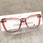 Eternal Glamour Translucent Pink Gold Eyeglasses Frames 0384 55-17-140 New!. Price: $37.46.