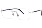 Tom Ford FT5934-B 016 Eyeglasses Men's Shiny Palladium/dark Havana Rimless 54MM New. Price: $279.95.