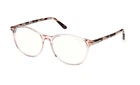New Tom Ford TF5810-B 072 Shiny Pink Havana Blue Block Authentic Eyeglasses. Price: $184.00.