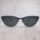 Liz Claiborne L636 E8W Navy Blue Gold Rectangular Sunglasses 54-15-135 Womens Pre-owned. Price: $19.19.
