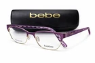 Bebe BB5196 500 Plum 52-16-135 Eyeglass Frames Flex Hinges Stainless Steel M63 New. Price: $39.99.