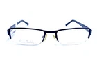 New Pierre Cardin Black Metal Half Rim Rectangular Eyeglasses Pc 607 53 19 140. Price: $84.00.