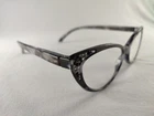 Jimmy Crystal New York JCR468 Purple Marble Cat Eyeglass Frames Swarovski Pre-owned. Price: $33.25.