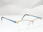 Lindberg Strip Titanium 7380 P30 T410 Light Blue Women's Eyeglasses 52-14-135 New. Price: $329.95.