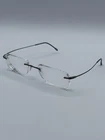 Silhouette Eyeglasses Frames Only 7554 40 6060 Silver Titanium Austria Pre-owned. Price: $31.96.