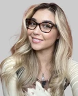 New Prada Vpr 29R NAV-1O1 52MM Cat Women's Eyeglasses Frame. Price: $189.99.