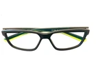 Nike Eyeglasses Frames 7092S 001 Matte Black Green Rectangular 55-14-140 New. Price: $48.00.