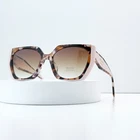 Prada SPR15W Tortoiseshell Pink Oversized Square 54-19-140 Sunglasses New. Price: $129.00.