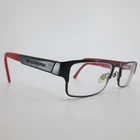 Emporio Armani Ea 1001 3001 Matte Black Red Rectangular Eyeglasses 52-17-140 Pre-owned. Price: $67.49.