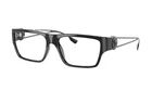 New Versace Eyeglasses Mod. 3359 5360 56-16 140 Shiny Black Frames Matte Temples. Price: $374.99.