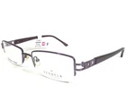 Vendela Eyeglasses Frames 1016-1 Purple Rectangular Half Rim 51-17-135 New. Price: $18.42.