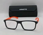 Arnette Eyeglasses Frames 7249 2841 51-16-135 Grey/orange + Case New. Price: $32.00.