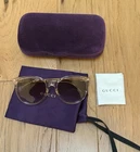 Gucci GG1180SK 005 Pale Pink Women's Logo Sunglasses Size Xl W/ Case Pre-owned. Price: $200.00.