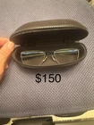 Oakley Socket 5.5 Eyeglasses Frames Only OX3218-0456 Blue Satin Black 56-18-140 Pre-owned. Price: $100.00.