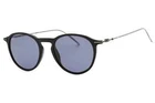 New Hugo Boss Hg 1309/S 0807 Round Shiny Black/blue Sunglasses Authentic. Price: $90.00.