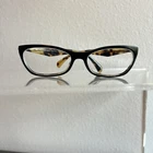Prada Black Havana Tortoise Shell Cat Eyeglasses Italy Lux Vpr 15P NAI-1O1 Pre-owned. Price: $55.00.
