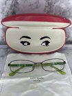Kate Spade Eyeglasses Brielle Frame 0RC5 130 Brown/green Pre-owned. Price: $30.00.