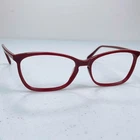 Gucci Eyeglasses Frame GG0548O 006 Square 55MM Burgundy Red Women's Pre-owned. Price: $89.00.