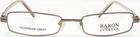 Baron 4052 Mbr Light Matte Brown Stainless Steel Eyeglasses Frame 49-18-140 New. Price: $37.99.