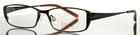 Elle EL18715 Db Dark Brown Leopard Womens Rectangle Eyeglasses 52-15-140 B:27 New. Price: $24.99.